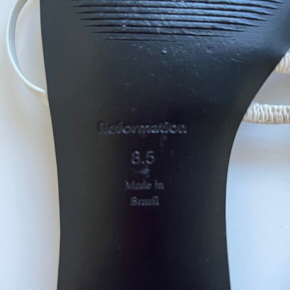 Reformation Wagner Strappy Flat Sandal | Size 8.5 - Picture 8 of 8